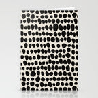 Irregular Polka Dot Pattern #1 Stationery Card Gallery Image 2