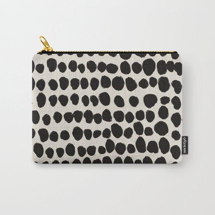 Irregular Polka Dot Pattern #1 Carry All Pouch Gallery Image 1
