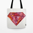 Million-Carat Ruby Tote Bag Gallery Image 1