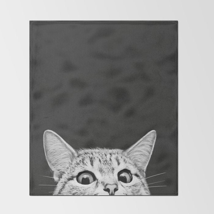 You asleep yet? Throw Blanket Gallery Image 2