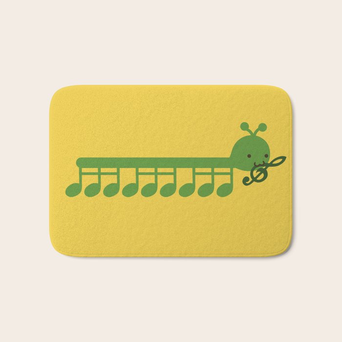 Caterpillar Song Bath Mat Gallery Image 1
