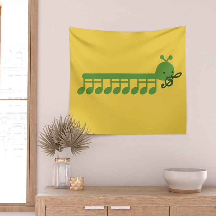 Caterpillar Song Wall Tapestry Gallery Image 2