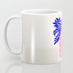Ruby Pink Vase & Electric Leaves: Vases & Stuff 01 Coffee Mug Gallery Image 3