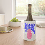 Ruby Pink Vase & Electric Leaves: Vases & Stuff 01 Wine Chiller Gallery Image 4
