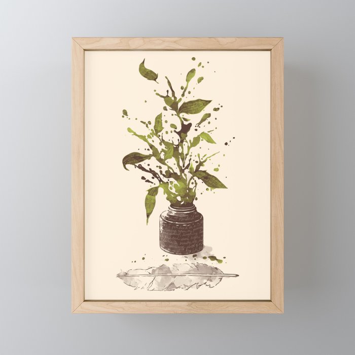 A Writer's Ink Mini Art Print Gallery Image 1
