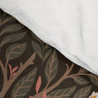 Secret Garden Spring Birds - Forest Green Comforter Gallery Image 4