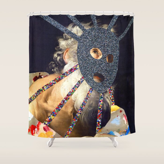 Composition 491 Shower Curtain Gallery Image 1