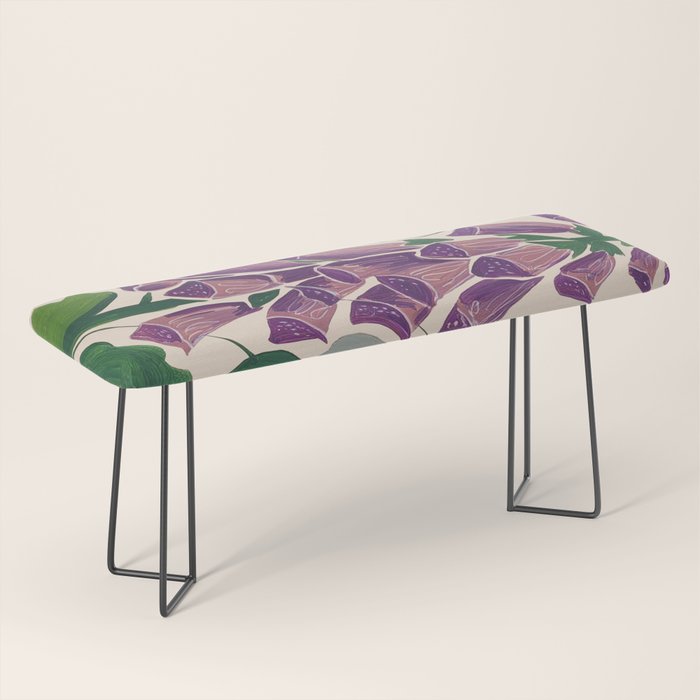 Contemporary Botanical Garden Foxglove in Bloom Bench Gallery Image 1