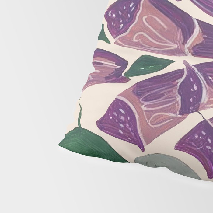 Contemporary Botanical Garden Foxglove in Bloom Pillow Sham Gallery Image 4
