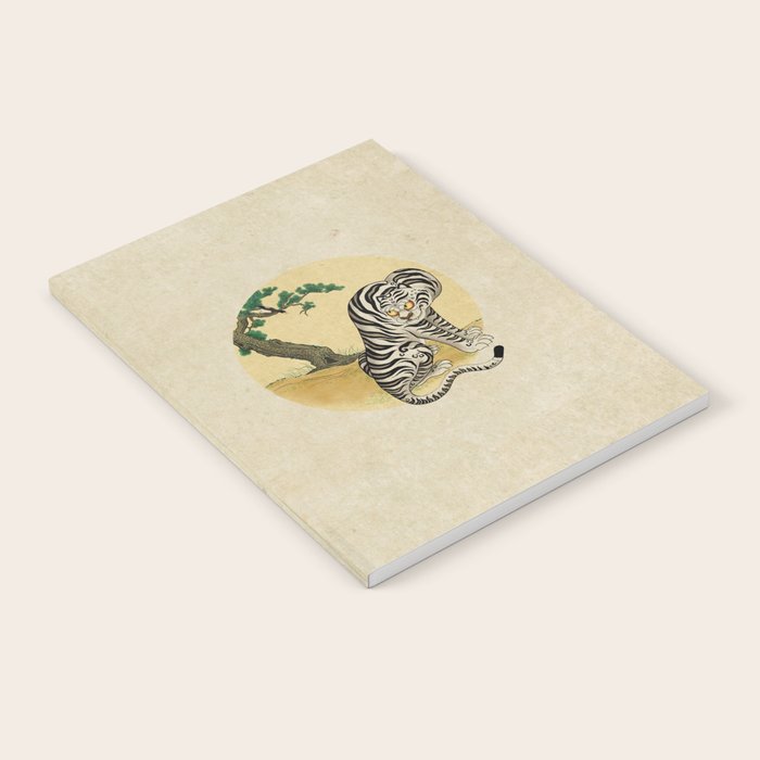 Tiger with magpie type-D : Minhwa-Korean traditional/folk art Notebook Gallery Image 2