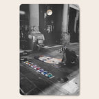 Street Bologna Artist Black and White Photography Cutting Board Gallery Image 1