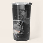 Street Bologna Artist Black and White Photography Travel Mug Gallery Image 2