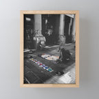 Street Bologna Artist Black and White Photography Mini Art Print Gallery Image 1