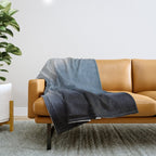 In Blue Throw Blanket Gallery Image 1