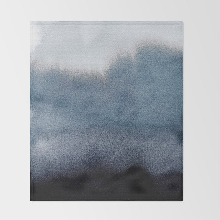In Blue Throw Blanket Gallery Image 2