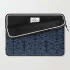 Celestial Stars Art, Indigo Blue, Boho Wall Art, Laptop Sleeve Gallery Image 2