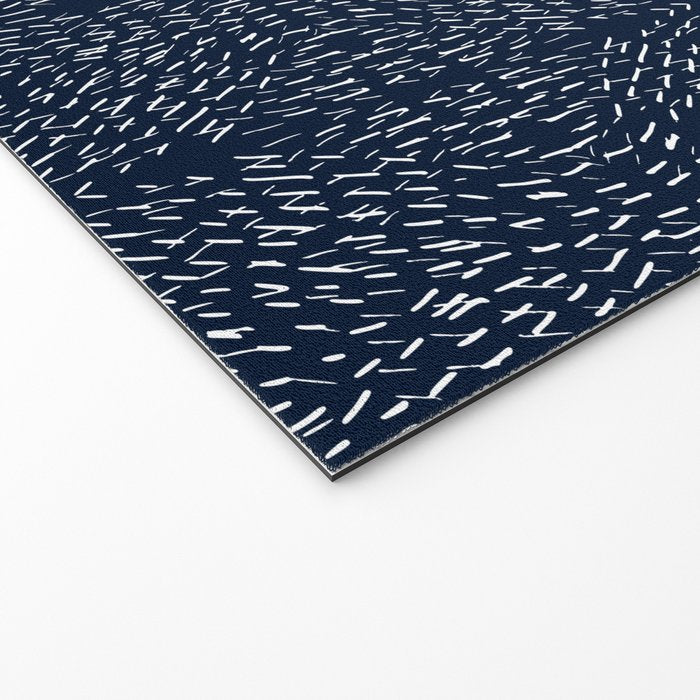 Celestial Stars Art, Indigo Blue, Boho Wall Art, Welcome Mat Gallery Image 2