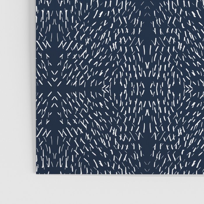 Celestial Stars Art, Indigo Blue, Boho Wall Art, Poster Gallery Image 3