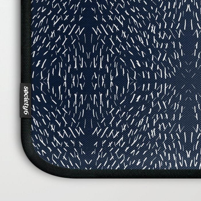 Celestial Stars Art, Indigo Blue, Boho Wall Art, Laptop Sleeve Gallery Image 3
