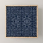 Celestial Stars Art, Indigo Blue, Boho Wall Art, Mini Art Print Gallery Image 1