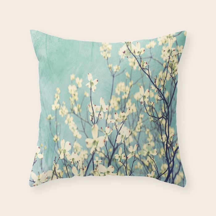Purely Spring Throw Pillow Gallery Image 1