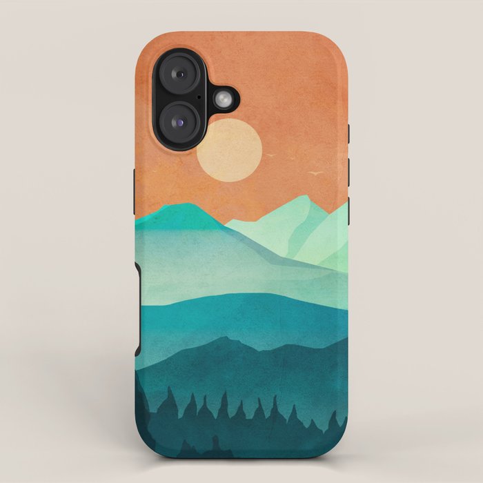 Morning Mountain Mist 2 iPhone Case Gallery Image 1