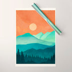 Morning Mountain Mist 2 Wrapping Paper Gallery Image 1