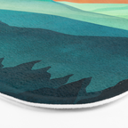 Morning Mountain Mist 2 Bath Mat Gallery Image 3
