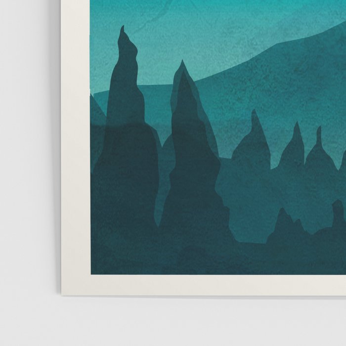 Morning Mountain Mist 2 Poster Gallery Image 3