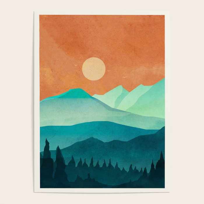 Morning Mountain Mist 2 Poster Gallery Image 1