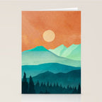 Morning Mountain Mist 2 Stationery Card Gallery Image 2