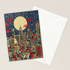 philadelphia city skyline Stationery Card Gallery Image 2