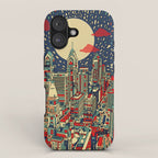 philadelphia city skyline iPhone Case Gallery Image 1
