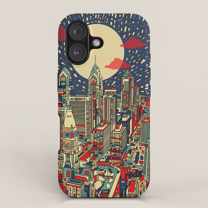 philadelphia city skyline iPhone Case Gallery Image 1