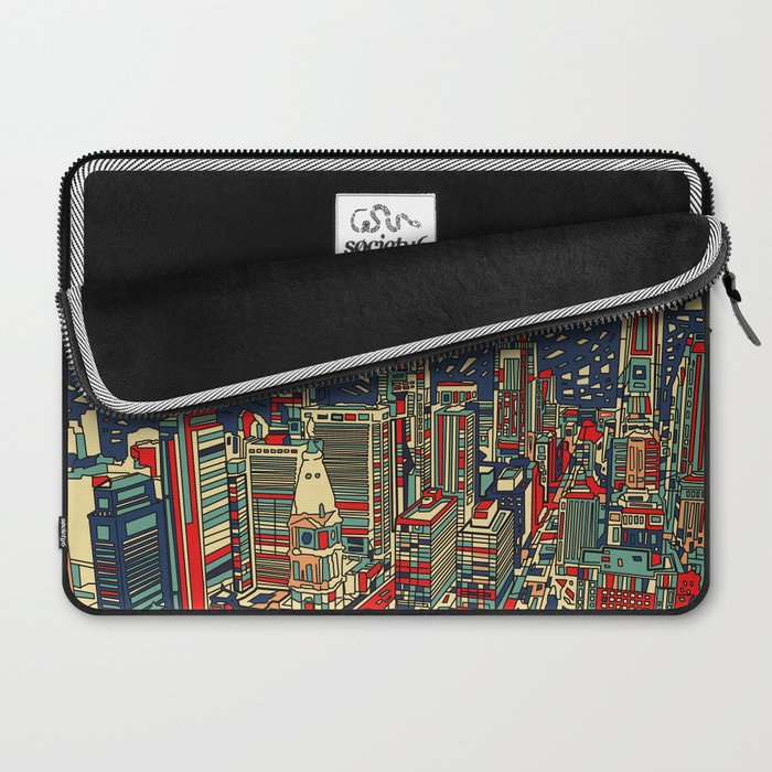 philadelphia city skyline Laptop Sleeve Gallery Image 2