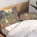 philadelphia city skyline Pillow Sham Gallery Image 2