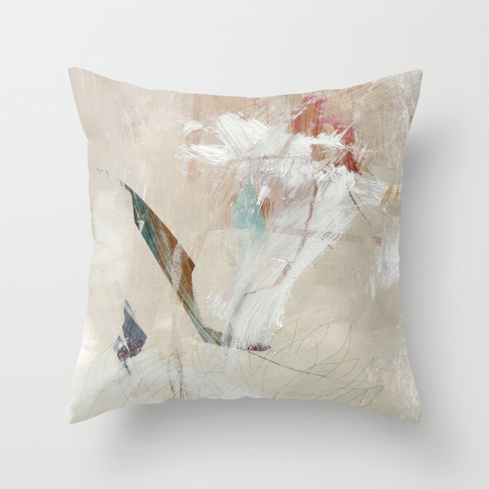 Abstract Motion Throw Pillow Gallery Image 1