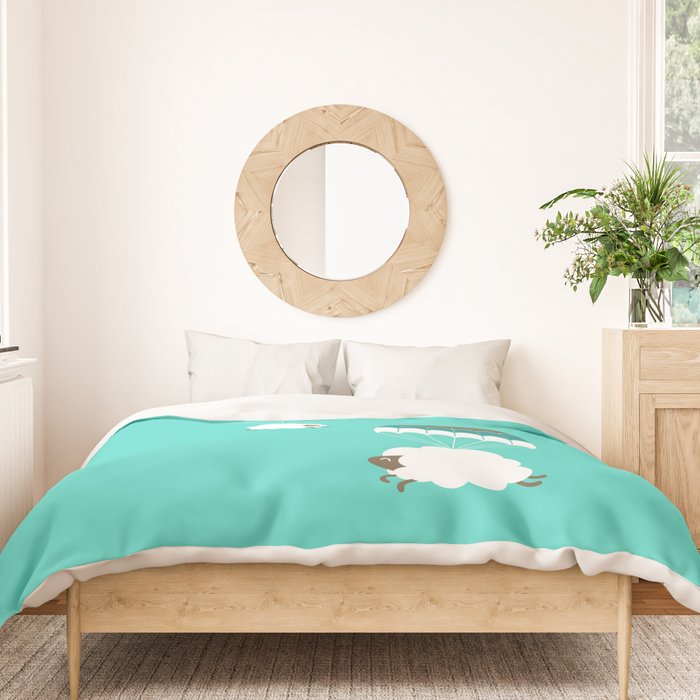 Sheepy clouds Duvet Cover Gallery Image 3