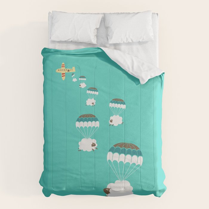 Sheepy clouds Comforter Gallery Image 6
