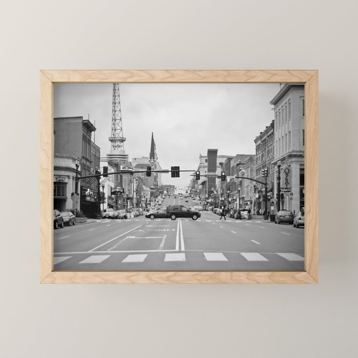 Up Broadway, Nashville Mini Art Print