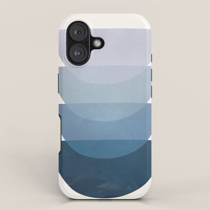 Blue Stack 01 iPhone Case Gallery Image 1