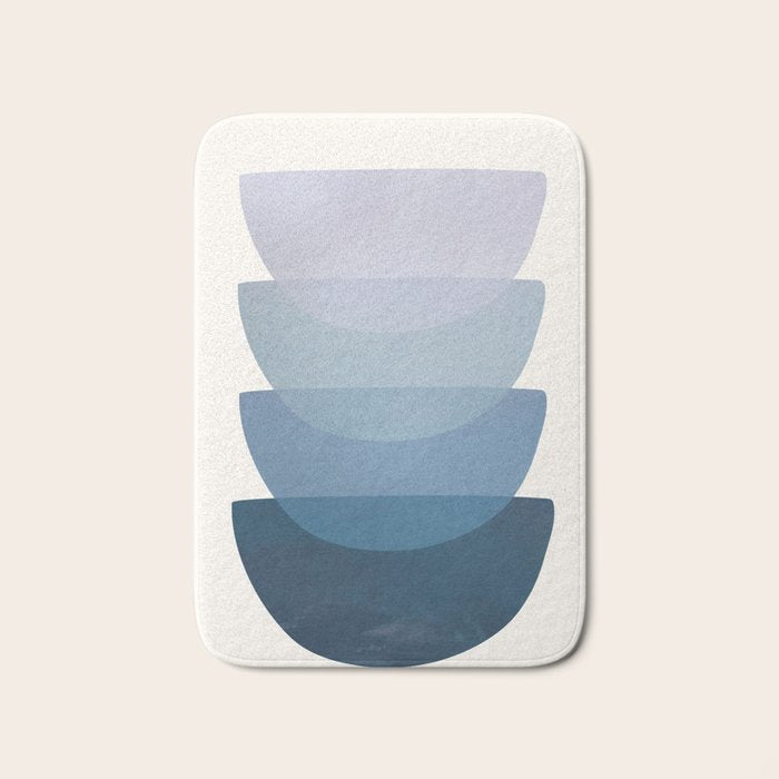 Blue Stack 01 Bath Mat Gallery Image 1