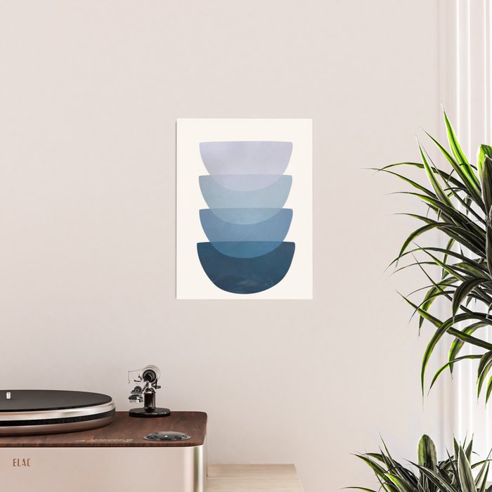 Blue Stack 01 Poster Gallery Image 2