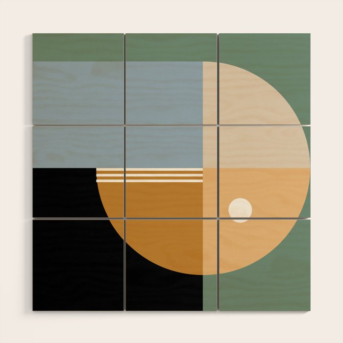 Contemporary 44 Wood Wall Art
