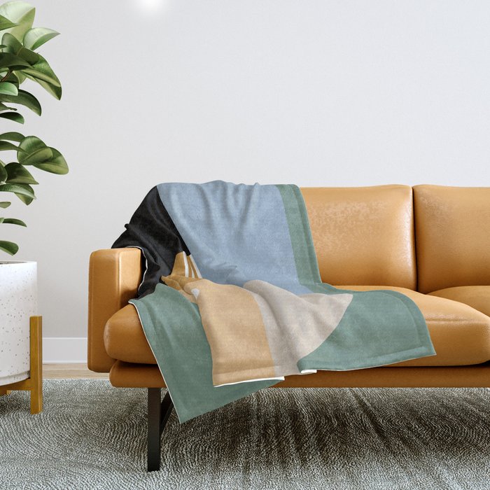 Contemporary 44 Throw Blanket Gallery Image 1