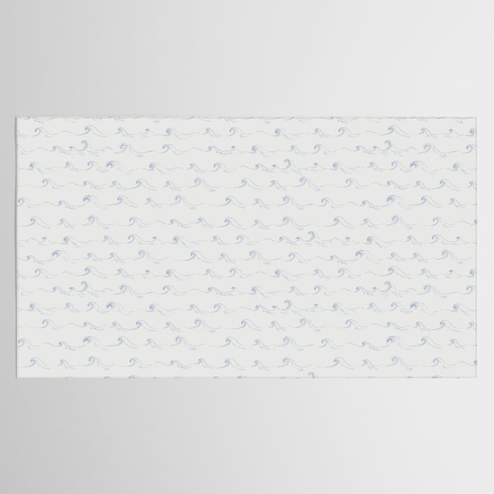Sketched Wave Stripe Tablecloth Gallery Image 2