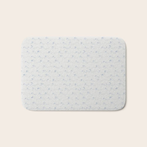 Sketched Wave Stripe Bath Mat Gallery Image 1