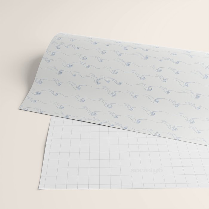 Sketched Wave Stripe Wrapping Paper Gallery Image 2