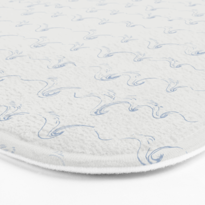 Sketched Wave Stripe Bath Mat Gallery Image 3