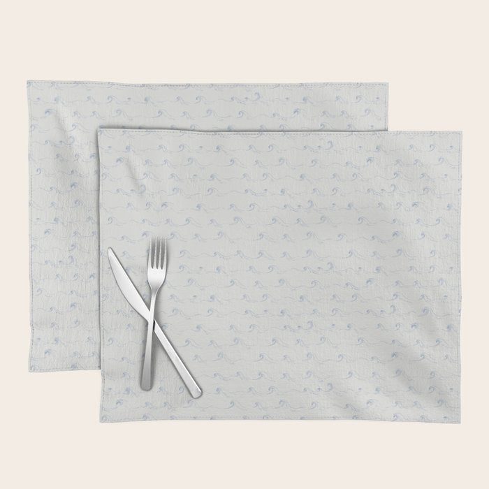 Sketched Wave Stripe Placemat Gallery Image 1
